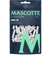 MASCOTTE Carbon 6mm White (50pcs)