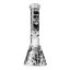 Glow in the Dark Black Gorilla Triple Thick Glass Bong 25cm