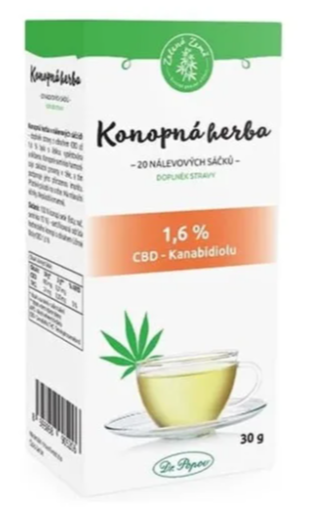 CBD 1,6% Hemp Tea (20 bags)