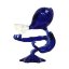 Blue Alien Glass Bong 15cm
