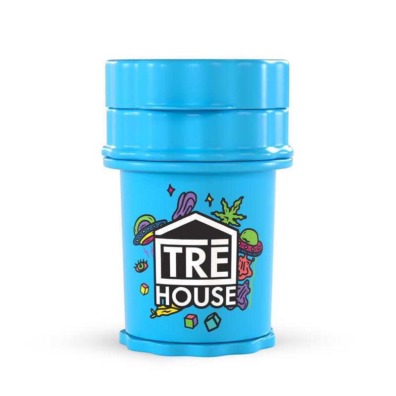 TRĒ House UFO Stash Grinder - Large (3 Colors Options) - Barva: Pink