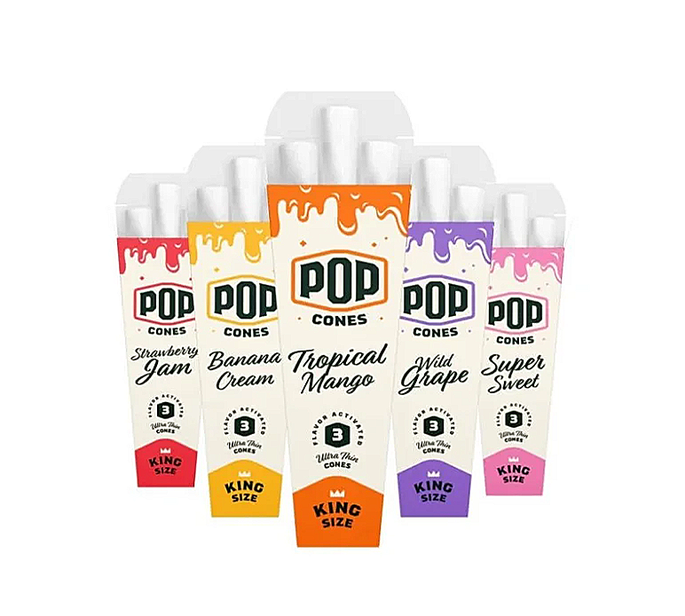 POP King Size Cones (3pack)