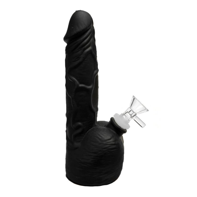 Black Penis Silicone Bong (20 cm)