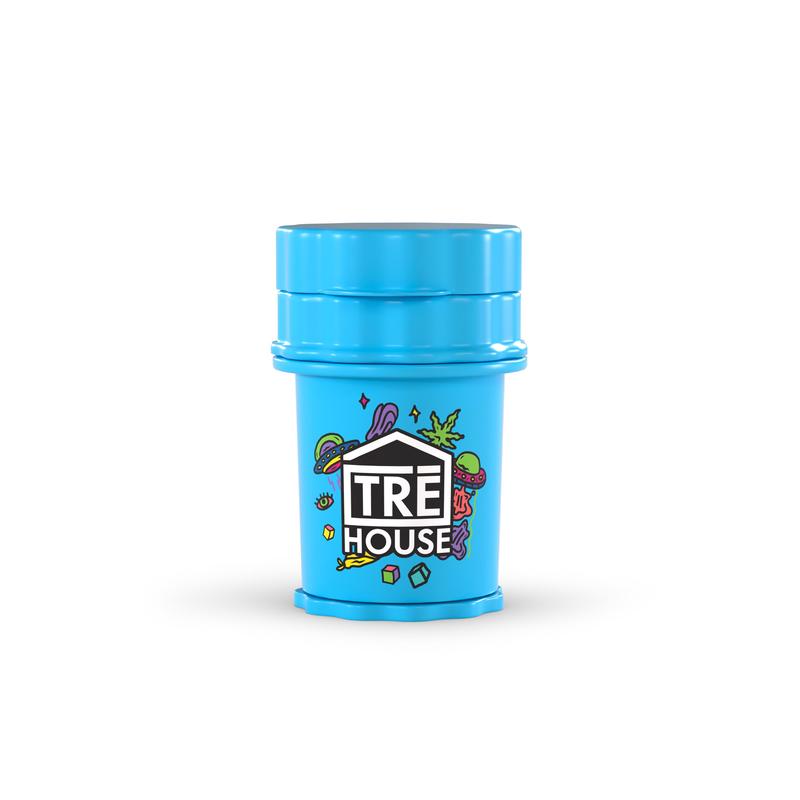 TRĒ House UFO Stash Grinder - Mini (3 Colors Options) - Barva: Blue