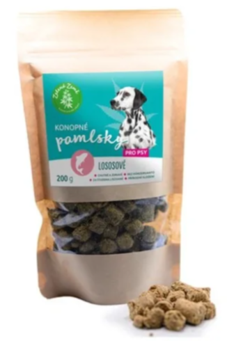 Konopné Pamlsky Pro Psy (Losos)