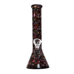Mexican Skulls Glass Bong 26cm