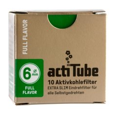 FILTRY UHLÍKOVÉ EXTRA SLIM 6mm - BALENÍ 10ks