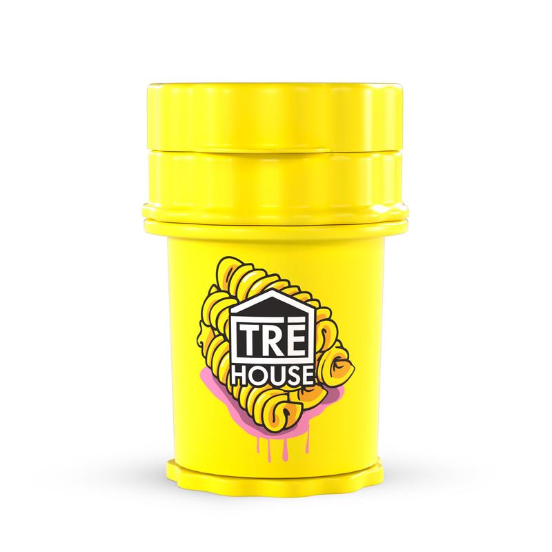 TRĒ House Nūdle Stash Grinder - Large (3 Colors Options) - Barva: Blue
