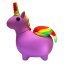 Purple Unicorn Silicone Pipe Vilet (12 cm)