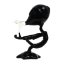 Black Alien Glass Bong 15cm