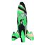 Silicone Rocket Bong Green with Glowing LED Lights (20 cm)
