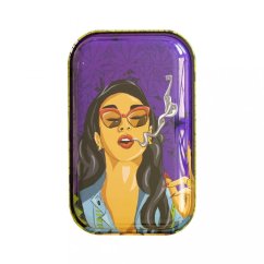 ROLLING TRAY WOMAN SMOKING - M