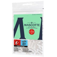MASCOTTE Cigaretové Extra Slim 5.3mm White (150ks)