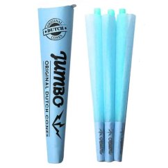 JUMBO King Size Cones Blue (3Pack)