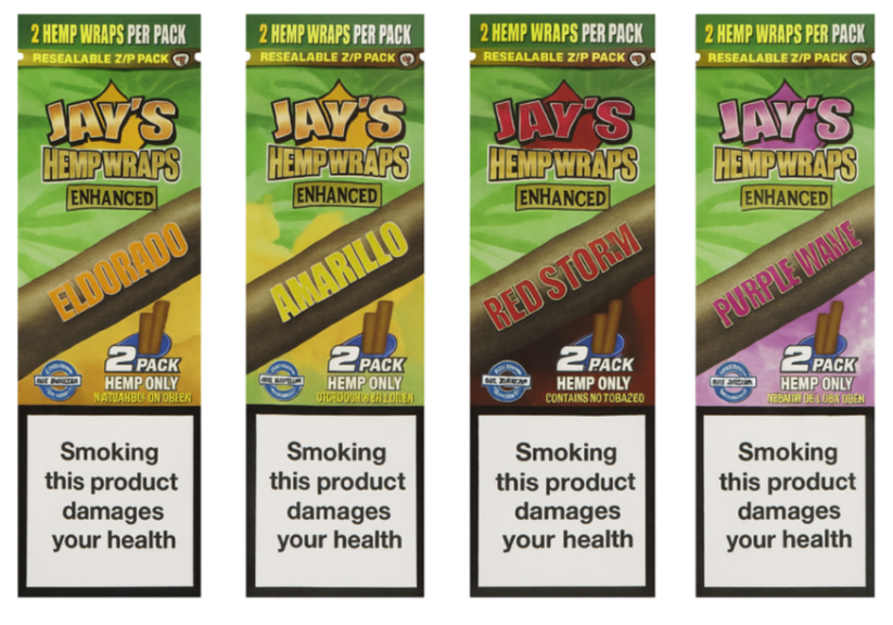 Jay's Hemp Blunt Wraps (2Wraps) - Varianta: Purple Wawe